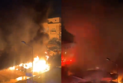 حريق يلتهم 12 سيارة في الكويت