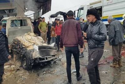 سوريا.. قتيل وجرحى بانفجار عبوة ناسفة في سيارة لتوزيع الخبز بريف حلب