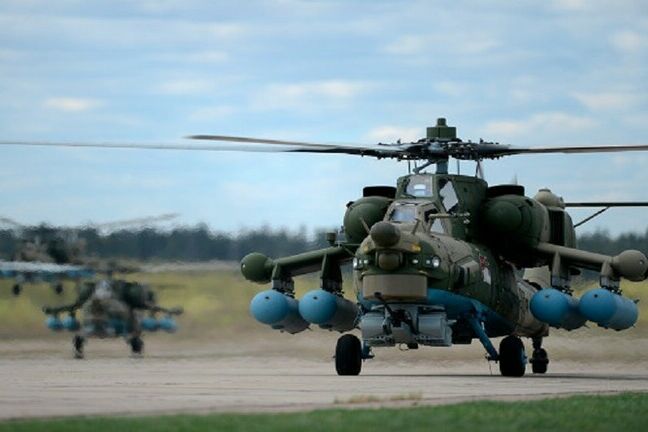 عطل فني يتسبب بتحطم مروحية عسكرية روسية من طراز مي-28 في شبه جزيرة القرم