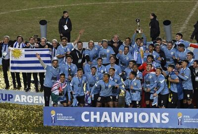 لأول مرة.. الأوروغواي بطل لكأس العالم للشباب