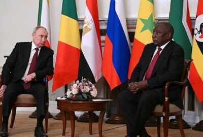 بوتين وقادة 7 دول إفريقية يدعون لرفع العقوبات المفروضة على صادرات الحبوب والأسمدة الروسية