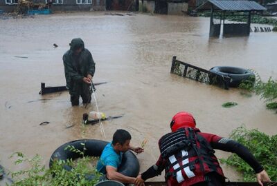 الكوارث الطبيعية في الصين تسببت بوفاة أو فقدان 147 شخصا في يوليو