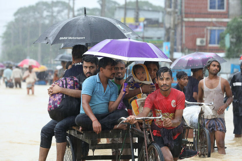 مصرع 55 شخصا على الأقل جراء الفيضانات في بنغلاديش