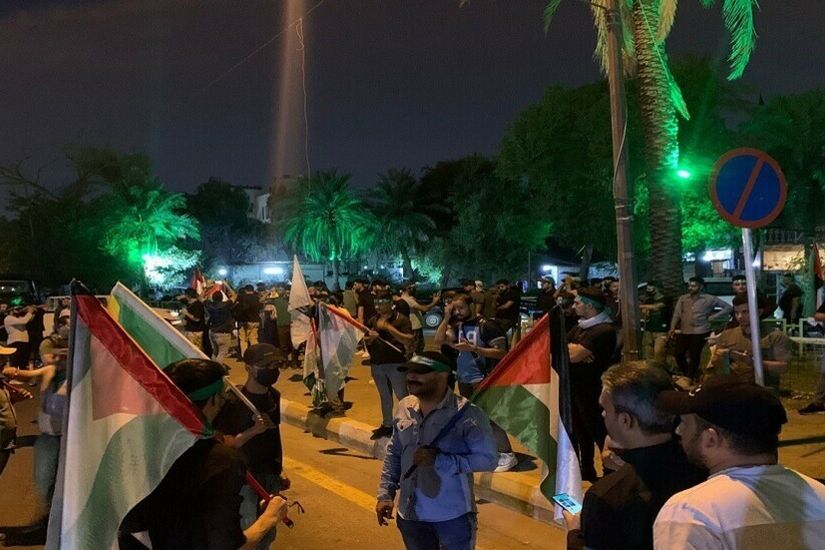 تظاهرات جديدة في بغداد تنديدا بالحرب على غزة: أمريكا تساند إسرائيل