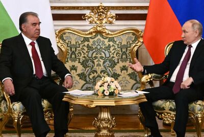 بوتين: العلاقات بين روسيا وطاجيكستان تتطور بشكل متسارع