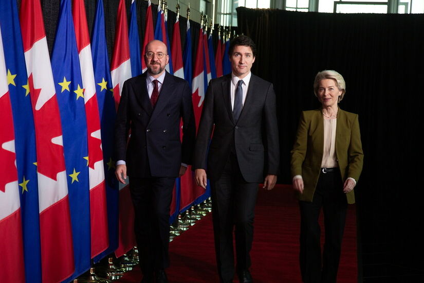 كندا والاتحاد الأوروبي يؤكدان دعمهما الثابت لأوكرانيا