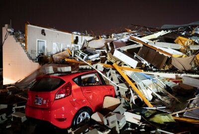 مصرع 6 أشخاص على الأقل بإعصار مدمر اجتاح ولاية تينيسي الأمريكية