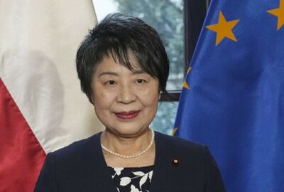 وزيرة الخارجية اليابانية تزور كييف لبحث إعادة إعمار أوكرانيا