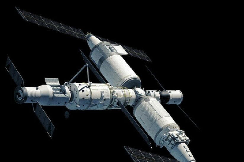 مركبة الشحن الفضائية الصينية تلتحم بالمحطة الفضائية