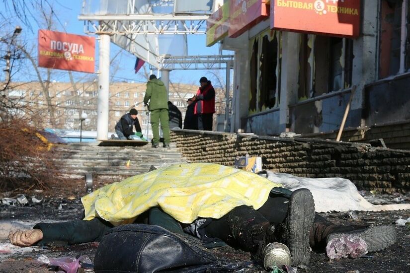 الخارجية الروسية: القصف الأوكراني لسوق دونيتسك عمل إرهابي