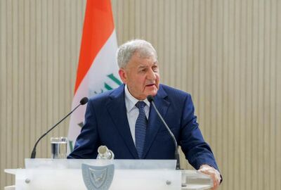 الرئيس العراقي يؤكد الحاجة للاتفاق مع تركيا على حل مشكلة المياه