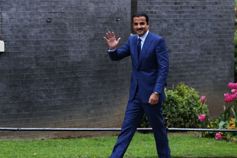 الديوان الأميري: أمير قطر بحث مع كاميرون سبل وقف إطلاق النار بغزة