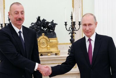 بوتين يهنئ علييف على فوزه بالانتخابات الرئاسية في أذربيجان