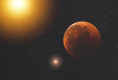 رصد بقعة شمسية ضخمة من المريخ يمكن رؤيتها باستخدام نظارات الكسوف