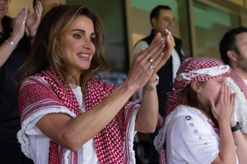 الملكة رانيا توجه رسالة للاعبي منتخب الأردن بعد خسارتهم في نهائي كأس آسيا