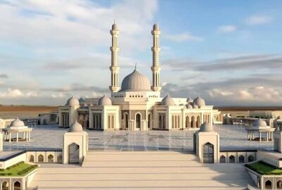 مصر تستعرض أحد أكبر مساجد العالم