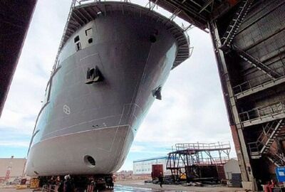 روسيا تدعم أسطولها بسفينة إمداد عسكري جديدة