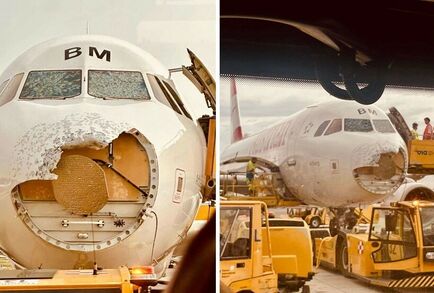 شبيغل: سلطات النمسا تحقق في حادث الطائرة المتضررة من تساقط حبات البرد في فيينا