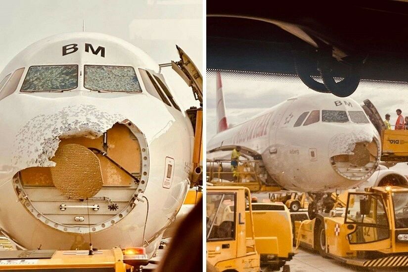 شبيغل: سلطات النمسا تحقق في حادث الطائرة المتضررة من تساقط حبات البرد في فيينا