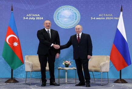 بوتين يشيد بمستوى العلاقات التجارية والاقتصادية بين روسيا وأذربيجان