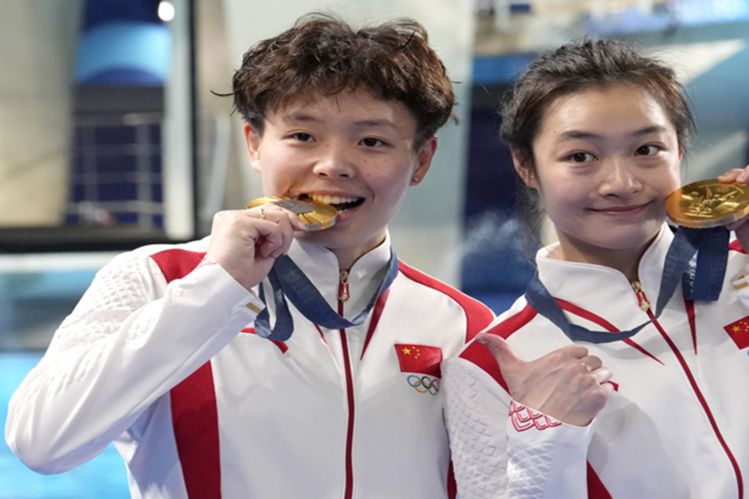 انطلاقة ذهبية للصين في أولمبياد 