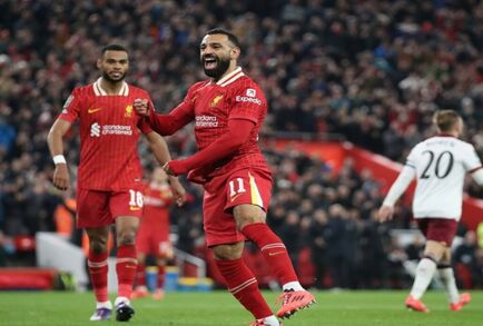 مدرب ليفربول يعلق على أداء محمد صلاح وهدفه في كأس الرابطة