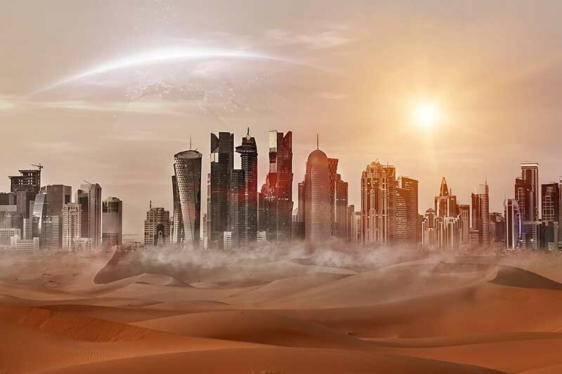 شوارع قطر تغرق بمياه الأمطار.. والسلطات تحذر