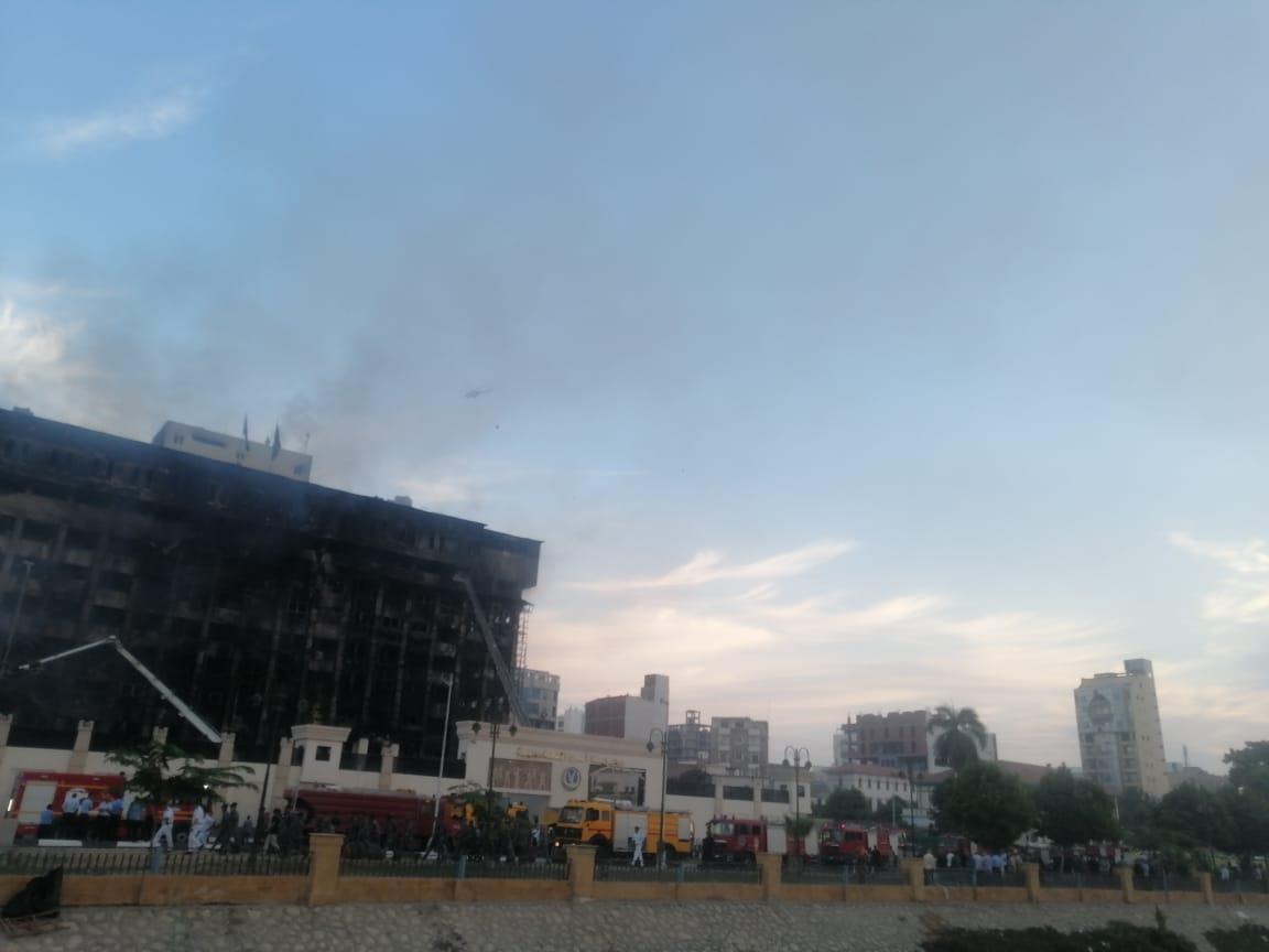 مصر.. مديرية أمن الإسماعيلية بعد الحريق (فيديو وصور)