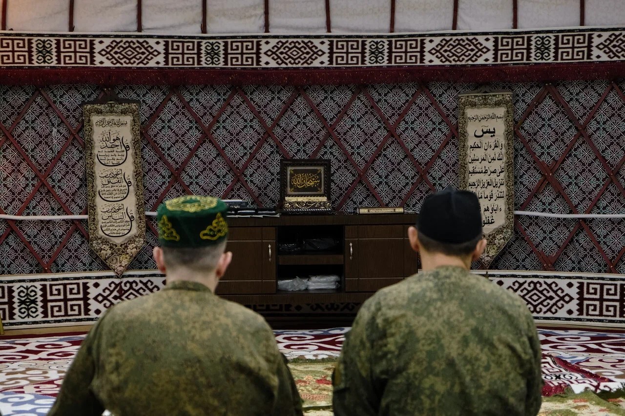 افتتاح مصلى للعسكريين الروس المسلمين في قاعدة حميميم بسوريا