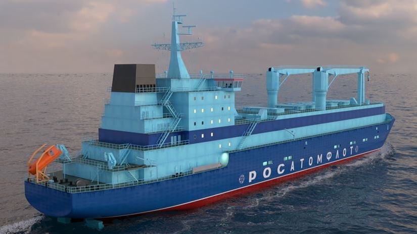 روسيا تطور سفينة دعم تقني لكاسحات الجليد النووية