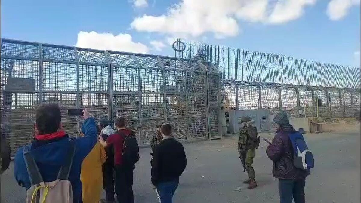 احتجاجات إسرائيلية على الحدود المصرية (فيديو)