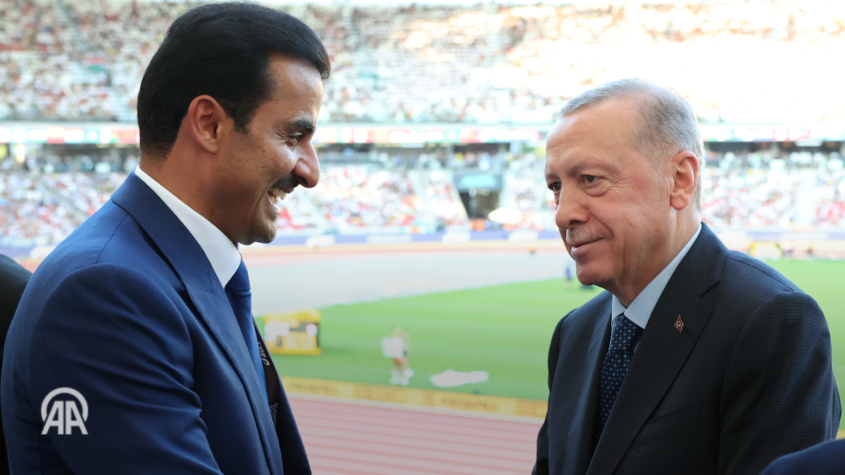 حضور لافت لأمير قطر والرئيس التركي في إحدى البطولات العالمية (صور)